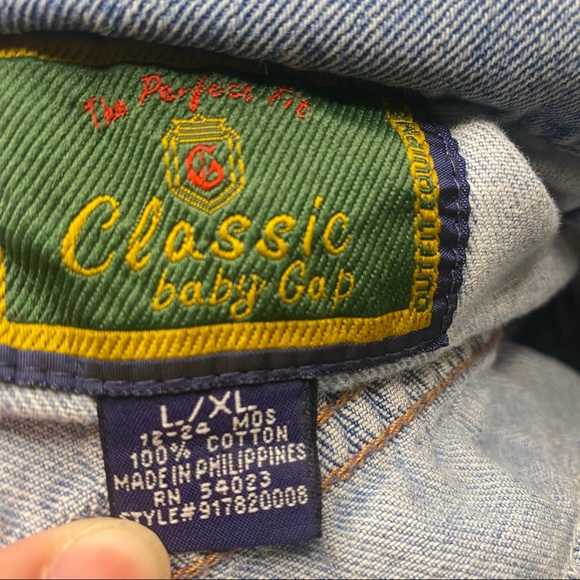 Vintage 68 Classic Baby Gap Blue Jean Jacket! - Picture 4 of 4